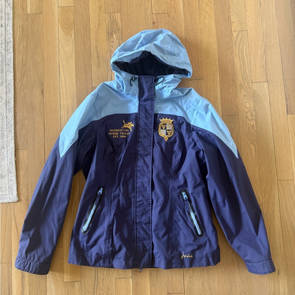 Joules Badminton Fleece Lined Shell Jacket Equestrian Small